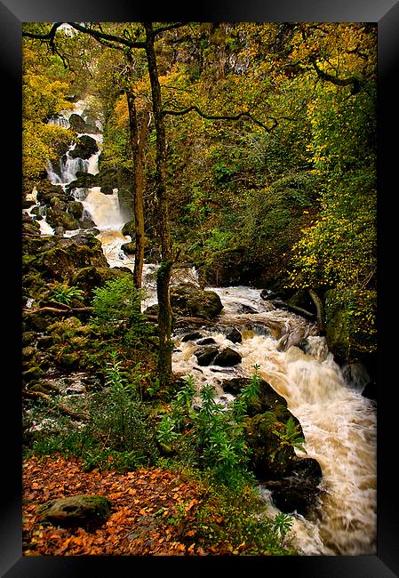  Lodore Falls  Derwentwater Framed Print by Jacqi Elmslie