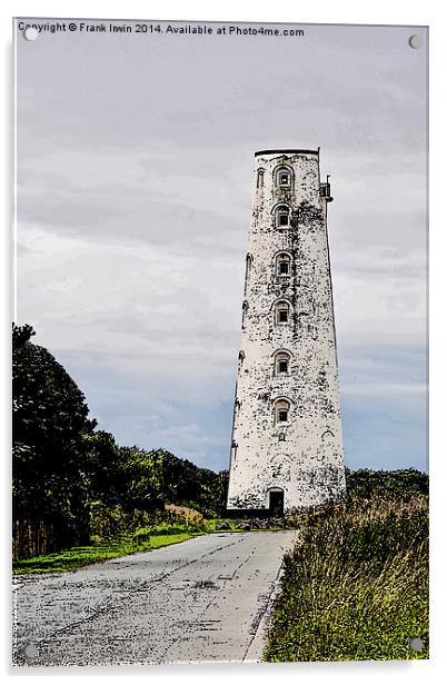  Artistic work of Leasowe Lighthouse               Acrylic by Frank Irwin