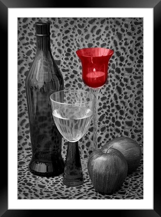  wine time Framed Mounted Print by sue davies