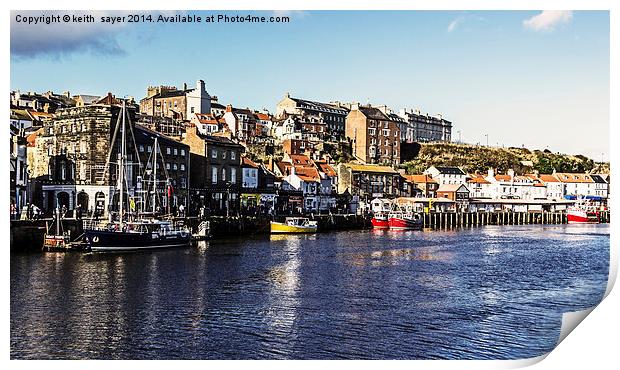  Harbour View Whitby Print by keith sayer