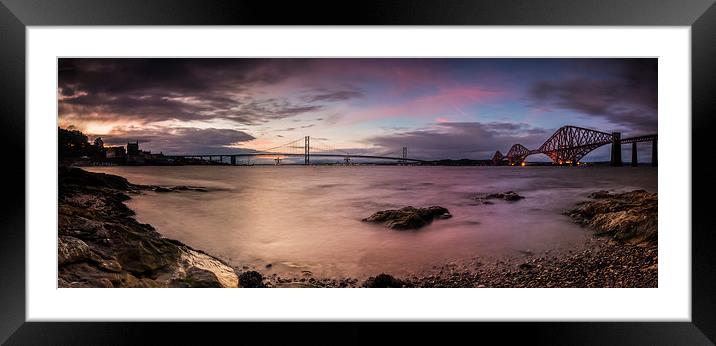 The two bridges on the Forth Framed Mounted Print by Creative Photography Wales