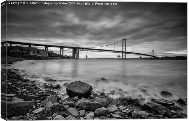 The Forth Road Bridge Canvas Print by Creative Photography Wales