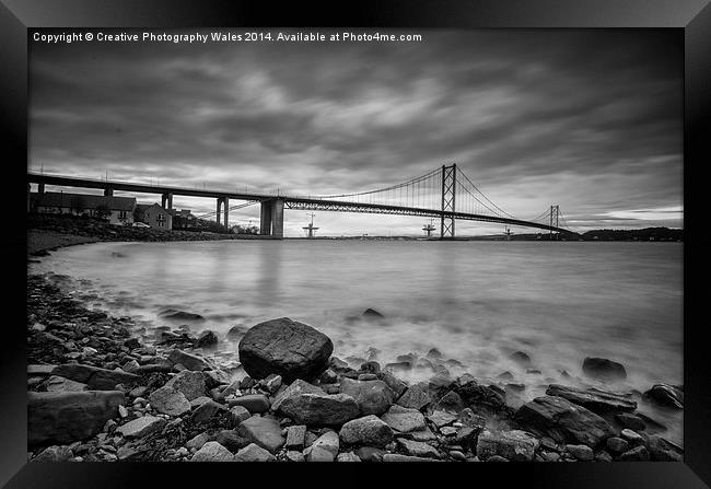 The Forth Road Bridge Framed Print by Creative Photography Wales