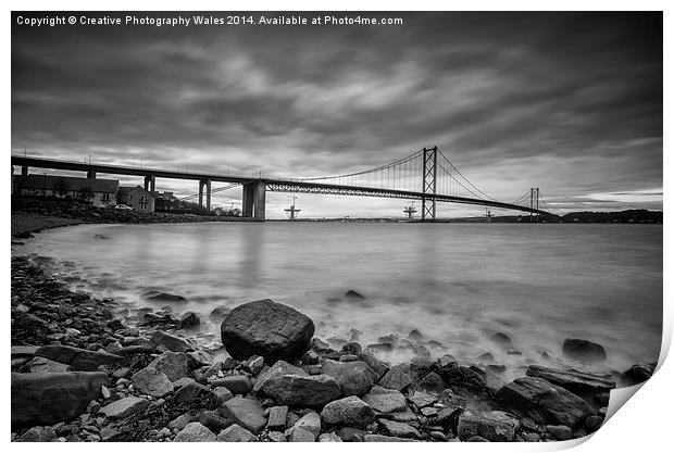 The Forth Road Bridge Print by Creative Photography Wales