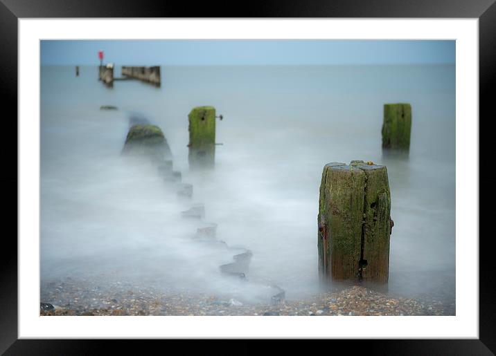  Misty sea Framed Mounted Print by Paul Nichols