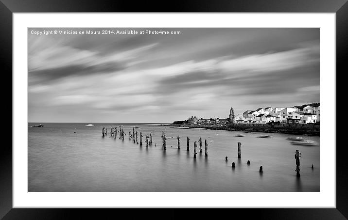 Old Swanage Pier Framed Mounted Print by Vinicios de Moura