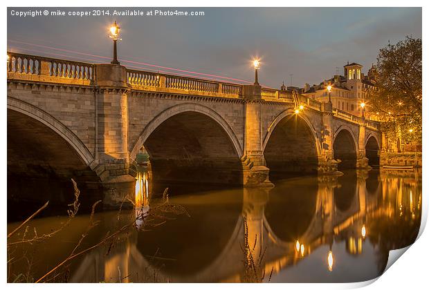  Richmond upon thames Print by mike cooper