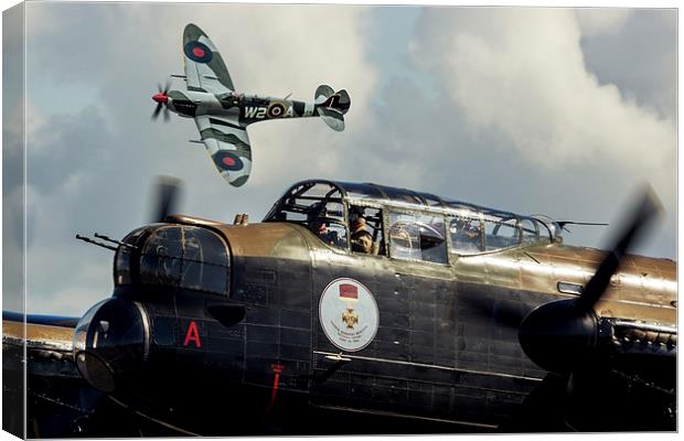  Memorial Flight Canvas Print by Sam Smith