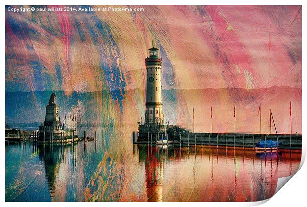  THE LIGHTHOUSE Print by paul willats