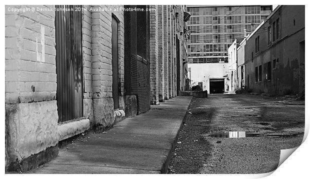  Alley Way Print by Johnson's Productions