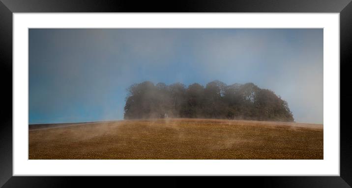  Trees In The Mist Framed Mounted Print by Nigel Jones