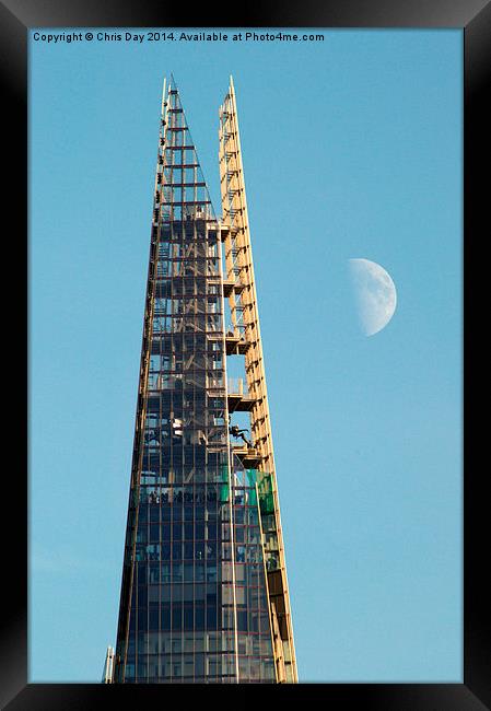 The Shard Framed Print by Chris Day