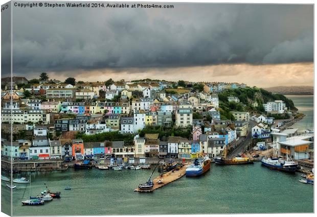 After the Storm - Brixham  Canvas Print by Stephen Wakefield
