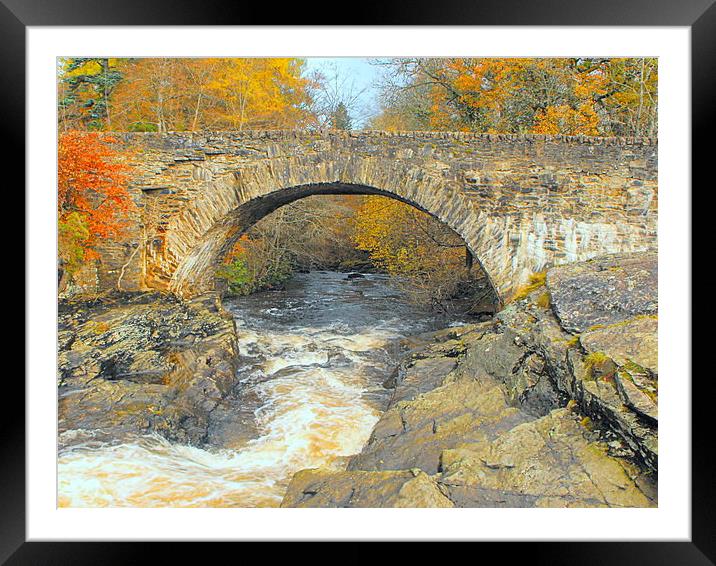  the falls of dochart Framed Mounted Print by dale rys (LP)