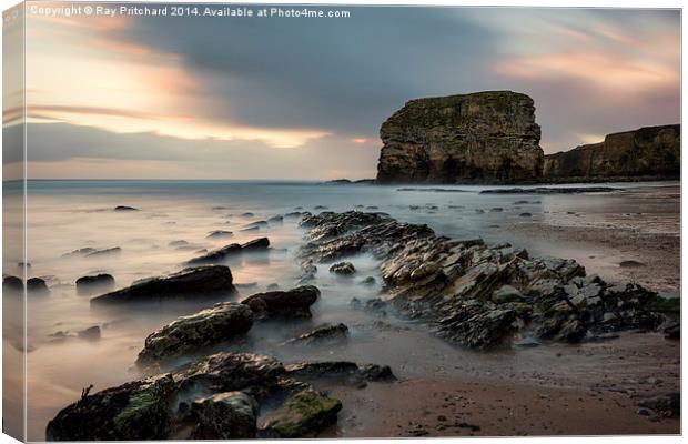  Marsden Rock Long Exposure Canvas Print by Ray Pritchard