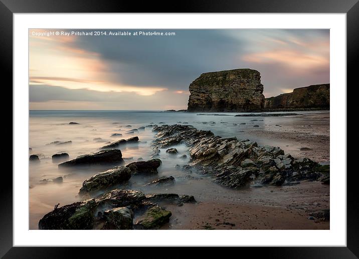  Marsden Rock Long Exposure Framed Mounted Print by Ray Pritchard