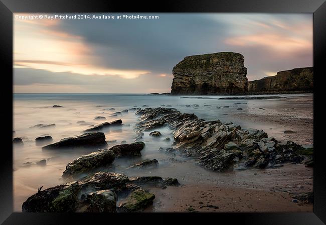  Marsden Rock Long Exposure Framed Print by Ray Pritchard