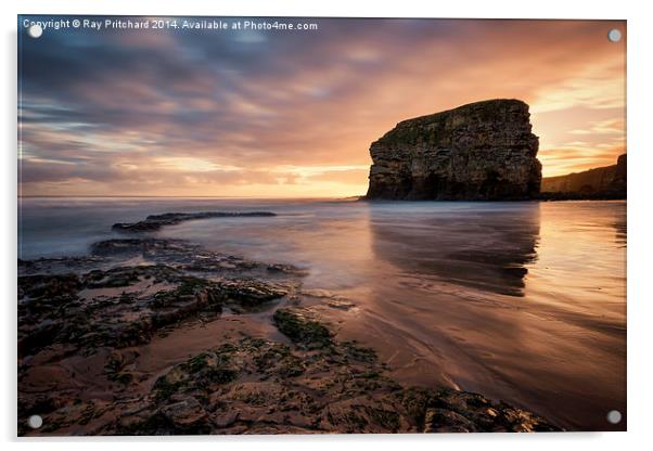  Marsden Rock Acrylic by Ray Pritchard