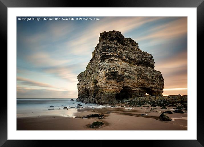 Marsden Rock Framed Mounted Print by Ray Pritchard