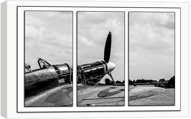  Hawker Hurricane Tryptych Canvas Print by Chris Thaxter