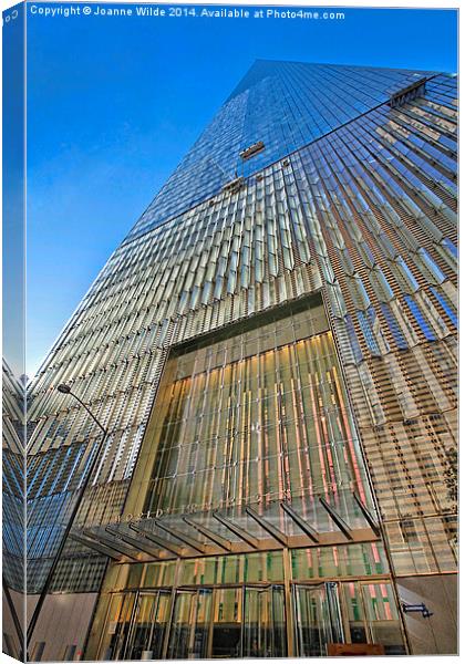  One World Trade Center Canvas Print by Joanne Wilde
