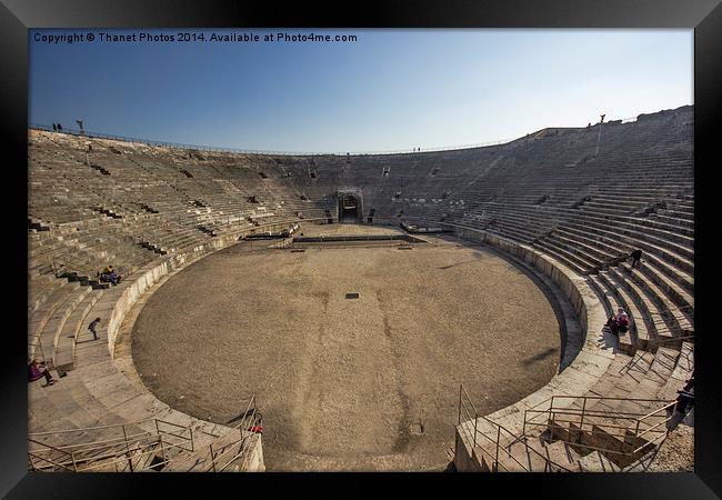  Roman amphitheatre  Framed Print by Thanet Photos