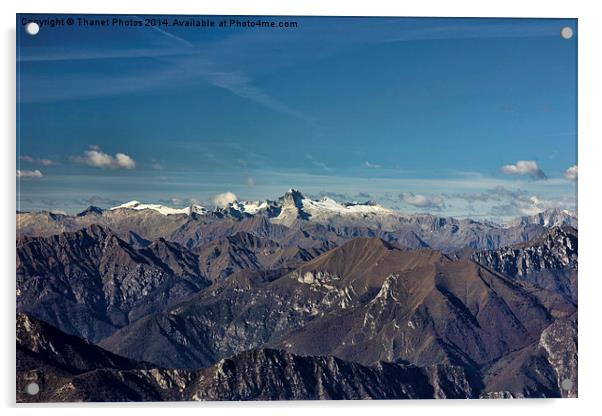  Dolomites Acrylic by Thanet Photos