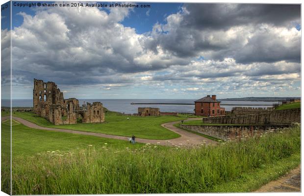  Tynemouth Priory Canvas Print by Sharon Cain
