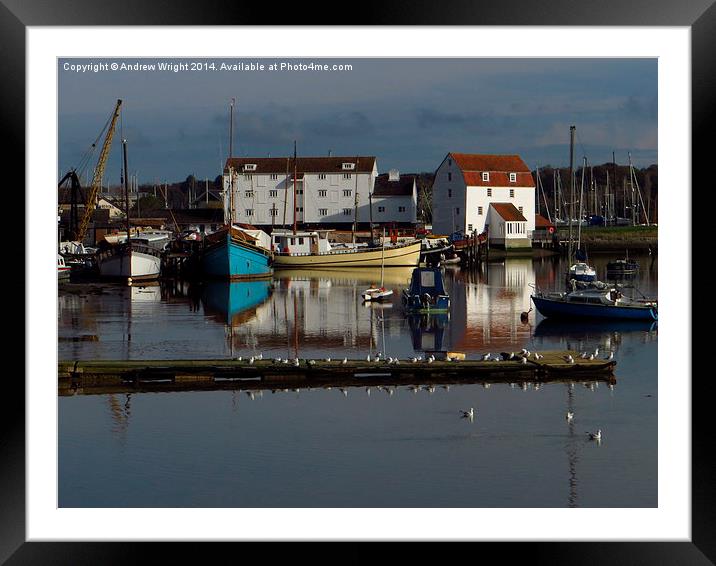  The Tide Mill, Woodbridge (3) Framed Mounted Print by Andrew Wright