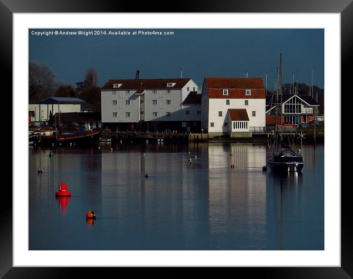  The Tide Mill, Woodbridge (2) Framed Mounted Print by Andrew Wright