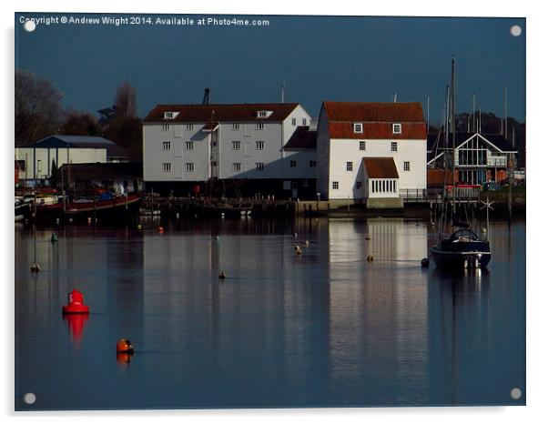  The Tide Mill, Woodbridge (2) Acrylic by Andrew Wright