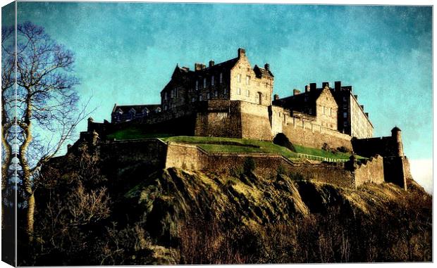  edinburgh castle Canvas Print by dale rys (LP)