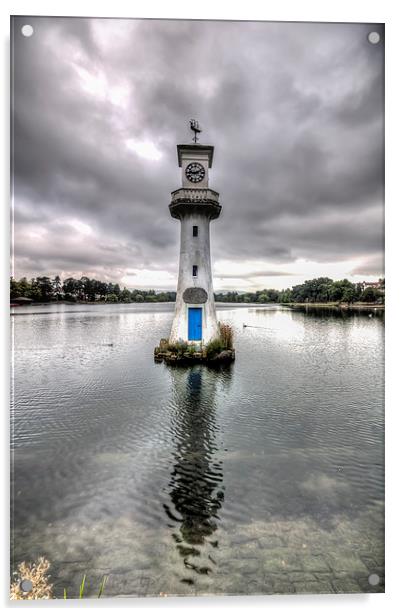 Scott Memorial Lighthouse Roath Park Cardiff 2 Acrylic by Steve Purnell