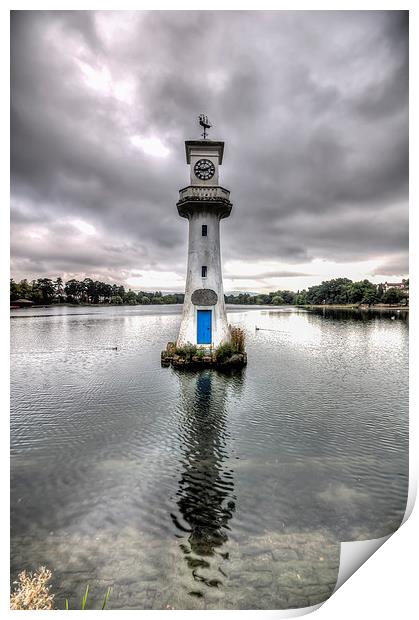 Scott Memorial Lighthouse Roath Park Cardiff 2 Print by Steve Purnell