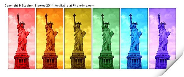  Shades of Liberty Print by Stephen Stookey