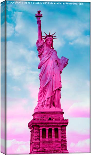  Pretty in Pink Canvas Print by Stephen Stookey