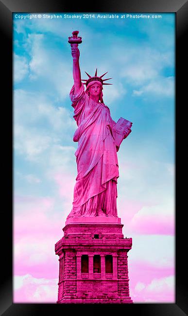  Pretty in Pink Framed Print by Stephen Stookey