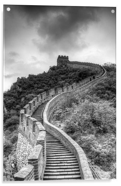 Great Wall of China Acrylic by Wendy Williams CPAGB