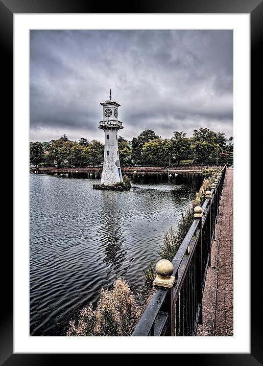 Scott Memorial Lighthouse Roath Park Cardiff 3 Framed Mounted Print by Steve Purnell