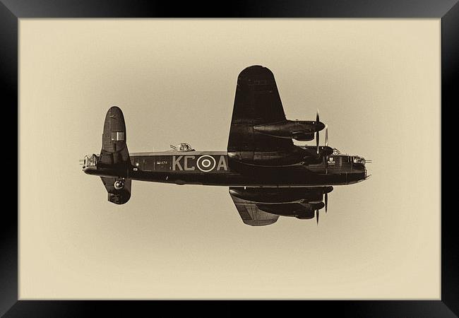 Avro Lancaster Framed Print by Roger Green