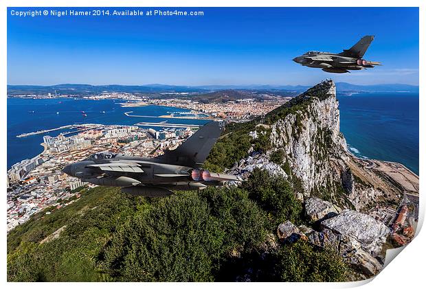 Tornado GR4 Fly Past Print by Wight Landscapes