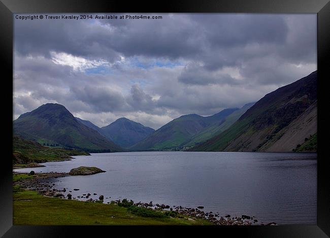 Wastwater Lake District Framed Print by Trevor Kersley RIP