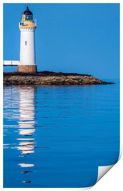 Lighthouse near Tobermory, Mull, Scotland Print by James Bennett (MBK W