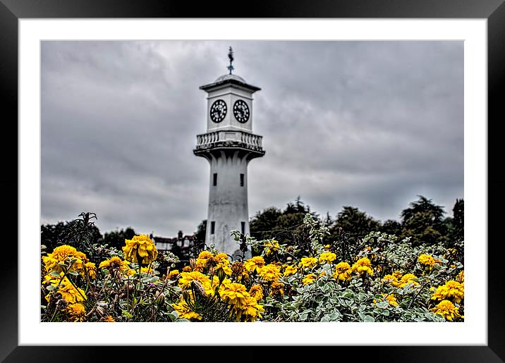 Scott Memorial Lighthouse Roath Park Cardiff 4 Framed Mounted Print by Steve Purnell
