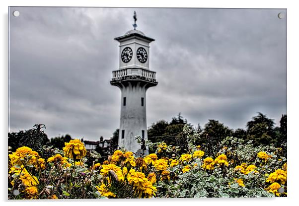 Scott Memorial Lighthouse Roath Park Cardiff 4 Acrylic by Steve Purnell