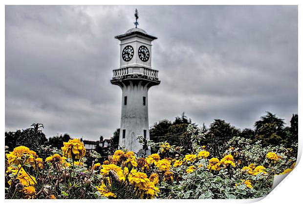 Scott Memorial Lighthouse Roath Park Cardiff 4 Print by Steve Purnell