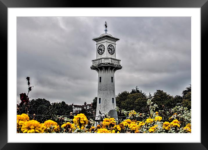 Scott Memorial Lighthouse Roath Park Cardiff 5 Framed Mounted Print by Steve Purnell