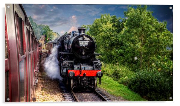  Severn Valley Steamer Acrylic by peter wyatt
