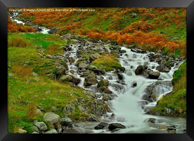  Lake District Stream Framed Print by Martyn Arnold