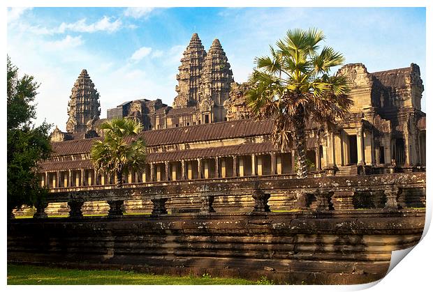 Angkor Wat, Cambodia Print by Dave Carroll